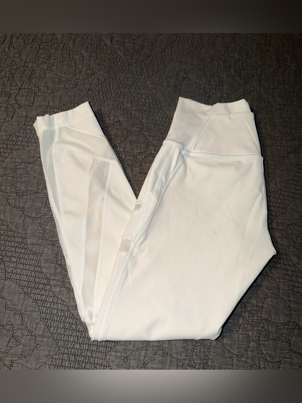 Lululemon Wunder Under High-Rise Tight *Mesh 28" White Women’s Size-6 - Picture 4 of 7